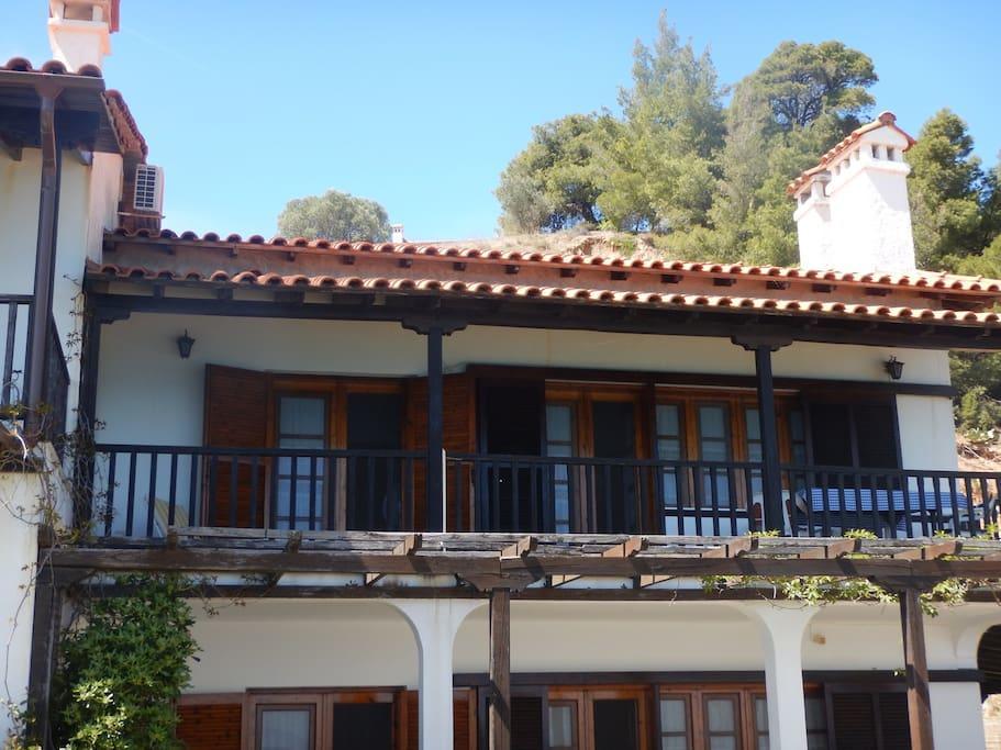 Sangue Blu Beachfront Villa Apartment Agios Nikolaos  Exterior foto