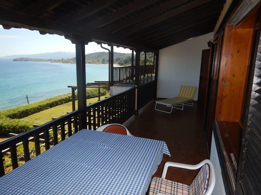 Sangue Blu Beachfront Villa Apartment Agios Nikolaos  Exterior foto