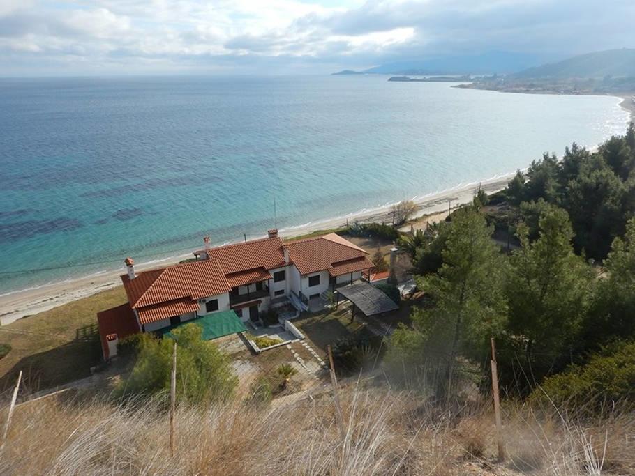 Sangue Blu Beachfront Villa Apartment Agios Nikolaos  Exterior foto